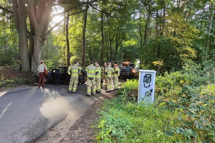 Verkeersopstopping na verkeersongeval
