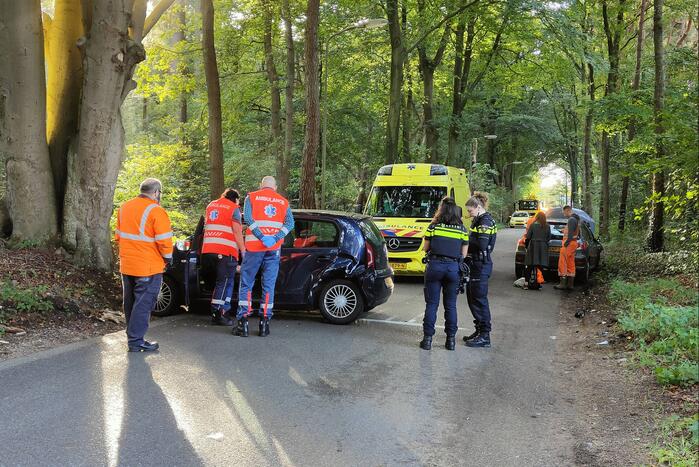 Verkeersopstopping na verkeersongeval