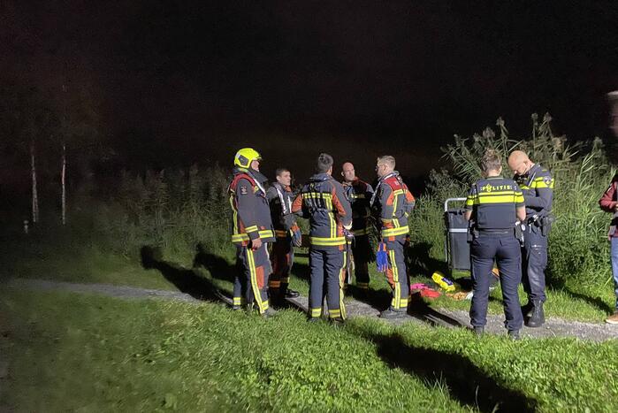 Inzet hulpdiensten na kledingvondst bij meer