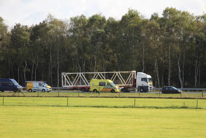 Persoon gewond bij ongeval op snelweg