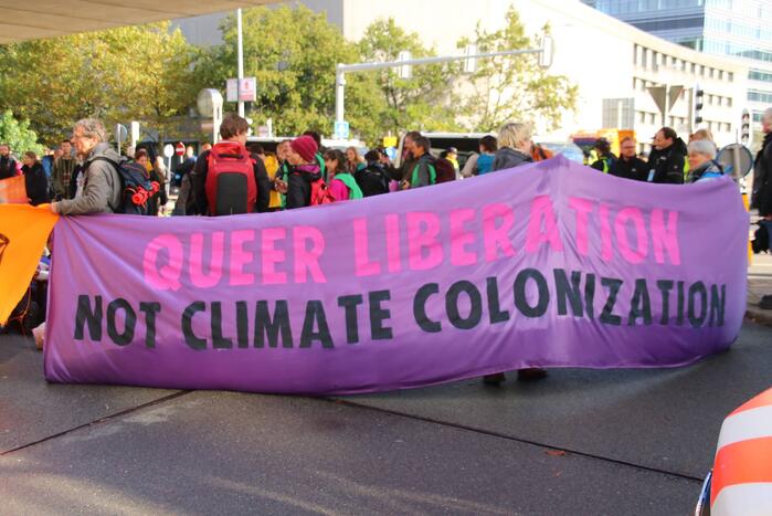 Opnieuw zorgen klimaatactivisten voor verkeershinder