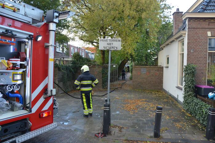 Dak vat vlam na werkzaamheden dakdekkers