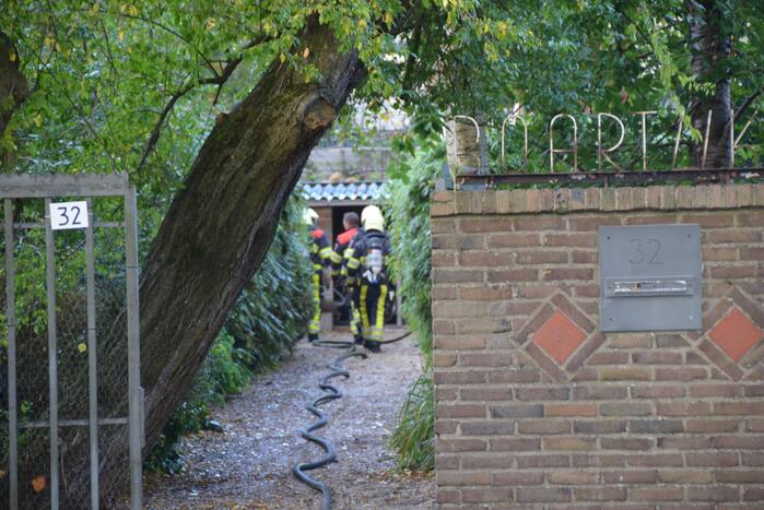 Dak vat vlam na werkzaamheden dakdekkers