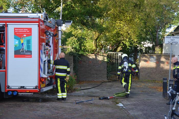 Dak vat vlam na werkzaamheden dakdekkers