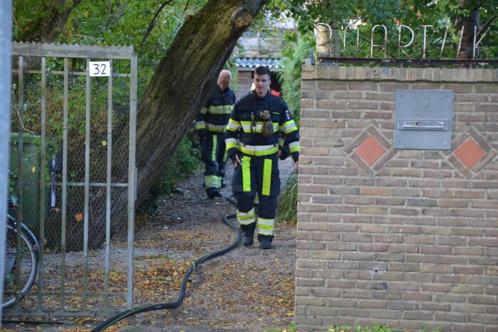 Dak vat vlam na werkzaamheden dakdekkers