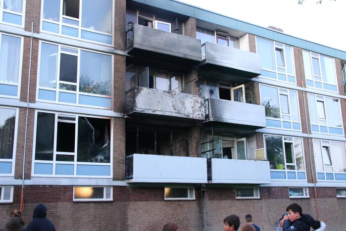 Brand verwoest appartementen