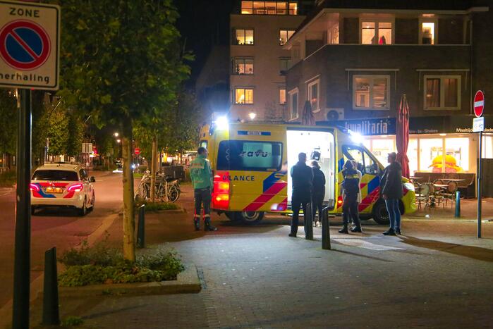 Ongeval tussen auto en scooter