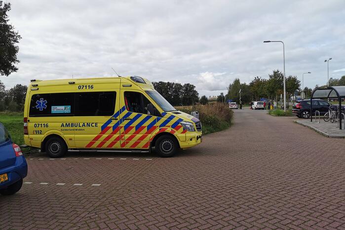Scooterrijder gewond bij botsing met fietsster