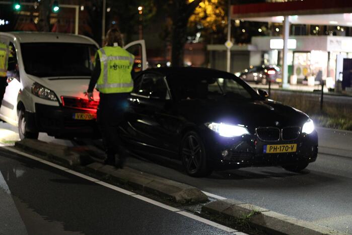 Ongeval tussen bestelbus en auto