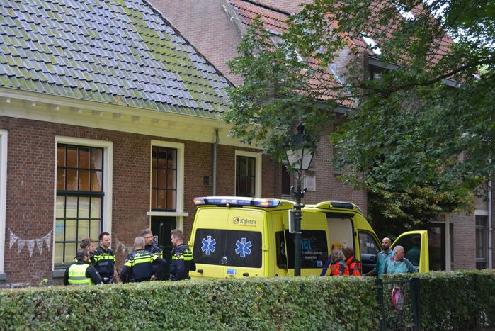 Traumahelikopter landt in binnenstad