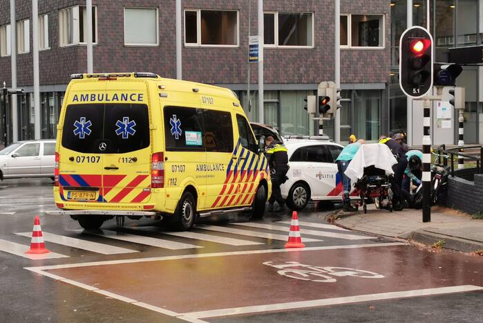 Fietsster gewond bij eenzijdig ongeval
