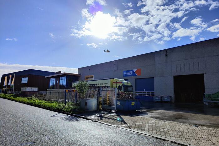 Traumahelikopter landt op bedrijventerrein Kievitsmeent