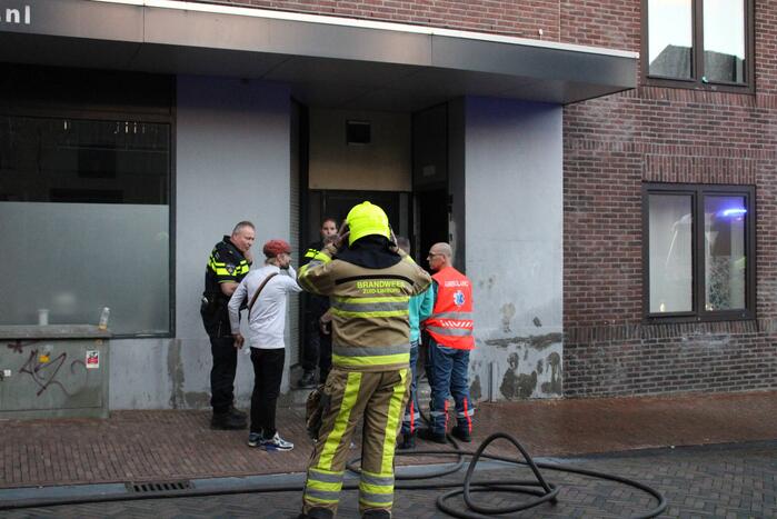 Brand in gebouw snel geblust