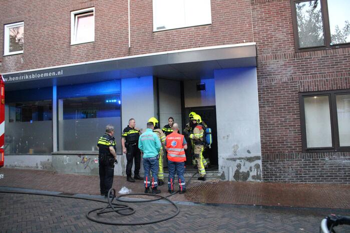 Brand in gebouw snel geblust