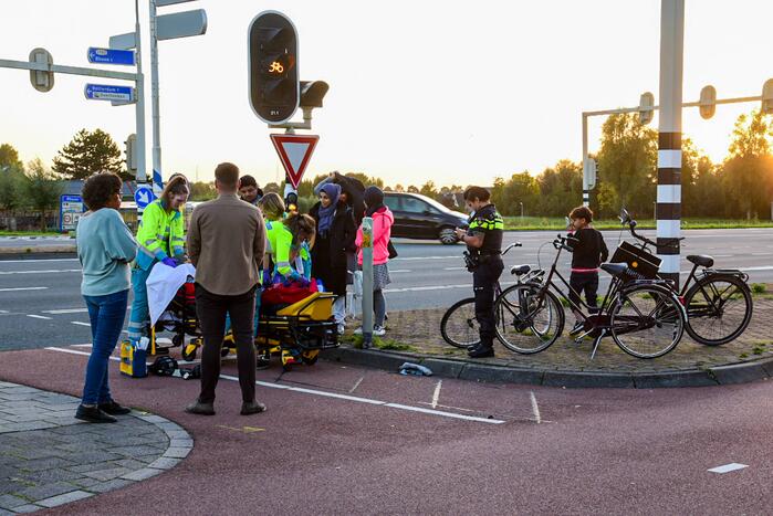 Fietser gewond bij botsing