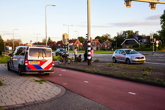 Fietser gewond bij botsing
