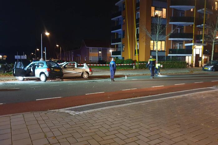 Twee gewonden bij ernstig ongeval