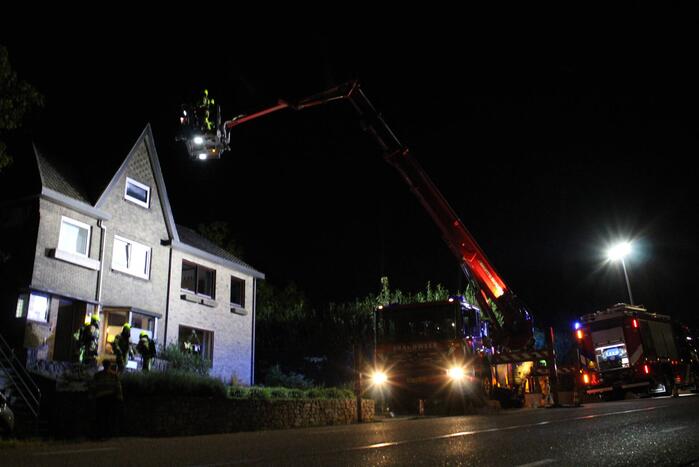 Schoorsteenbrand in vrijstaande woning