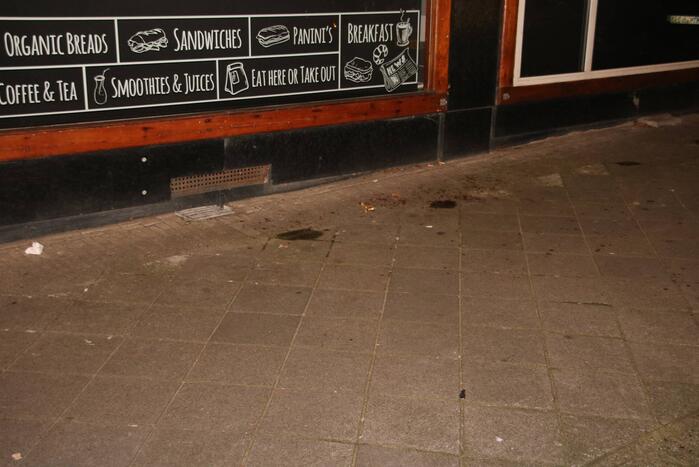 Kogelinslagen bij café De Rab