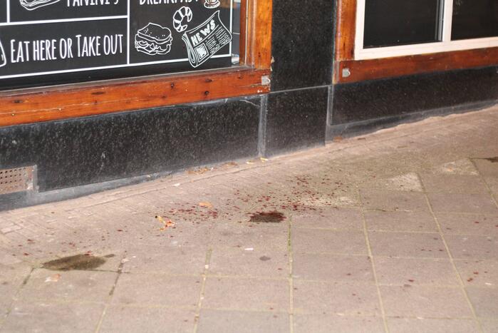 Kogelinslagen bij café De Rab