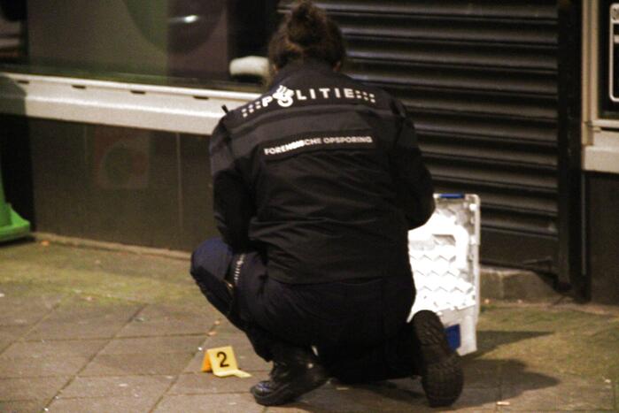Kogelinslagen bij café De Rab