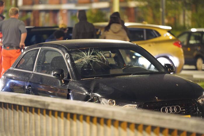 Ernstig ongeval tussen snorfietser en personenauto