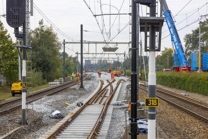 Geen treinverkeer door werkzaamheden aan spoor
