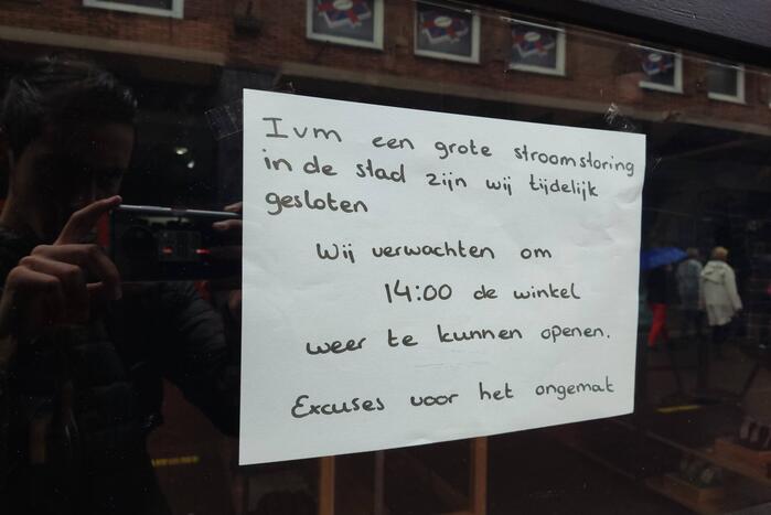 Grote stroomstoring treft NS-station