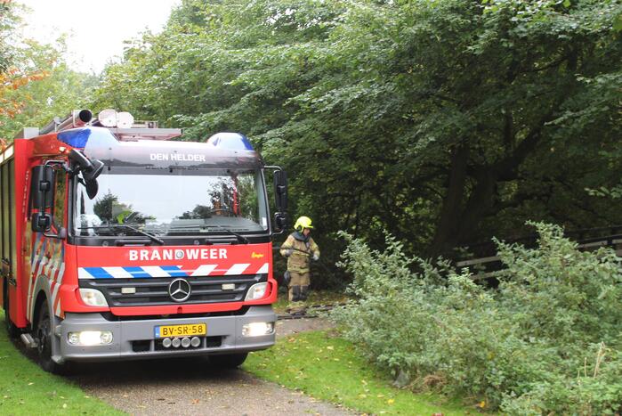 Brand in Timorbos snel gedoofd