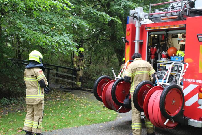 Brand in Timorbos snel gedoofd