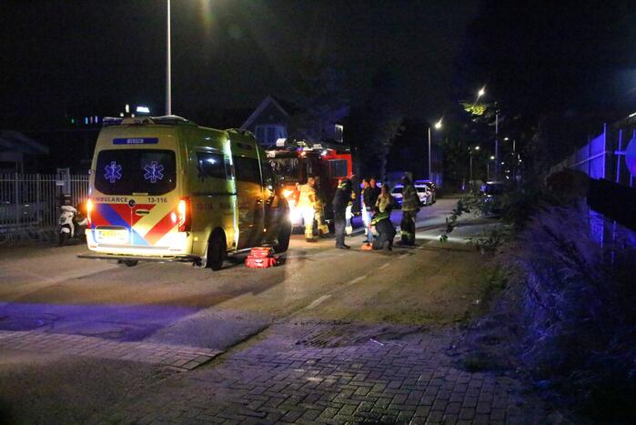 Bewoner van woonboot gewond door explosie