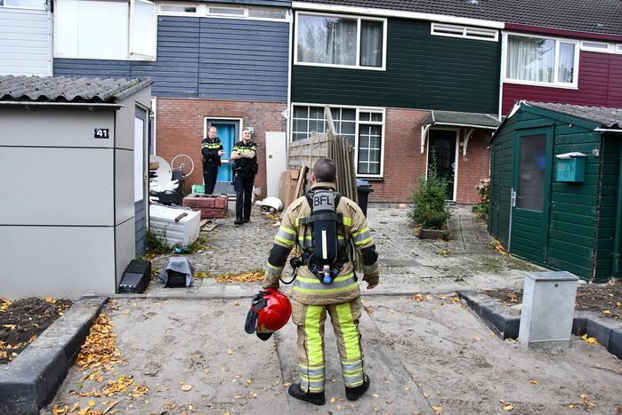 Man met verward gedrag dreigt woning in brand te steken