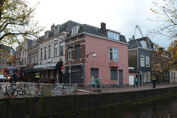 Brand in pand van restaurant Bella Roma