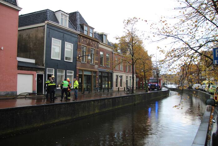 Brand in pand van restaurant Bella Roma