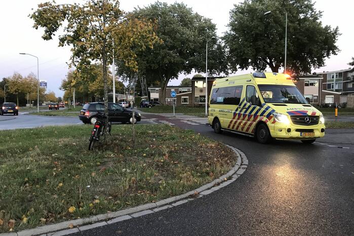 Ongeval tussen personenauto en fietser