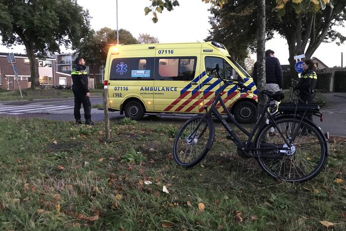 Ongeval tussen personenauto en fietser