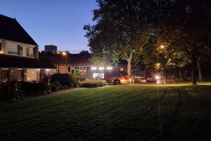 Afgebroken tak blokkeert brandgang