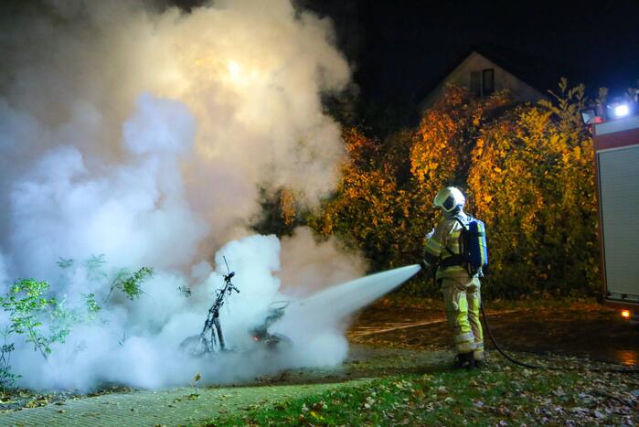 Opnieuw brand in deelscooter van Go-Sharing