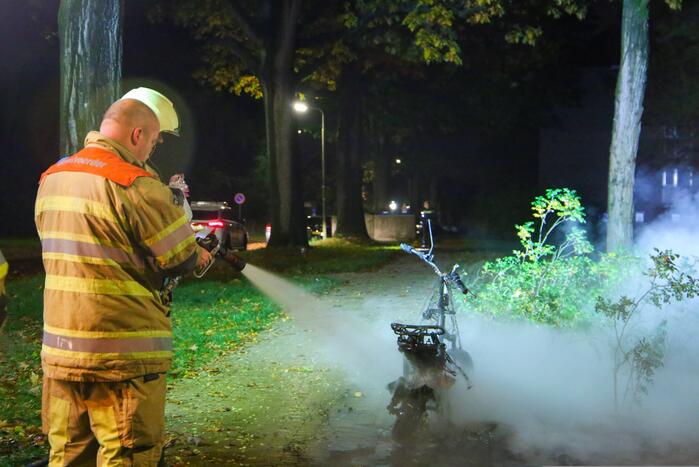 Opnieuw brand in deelscooter van Go-Sharing