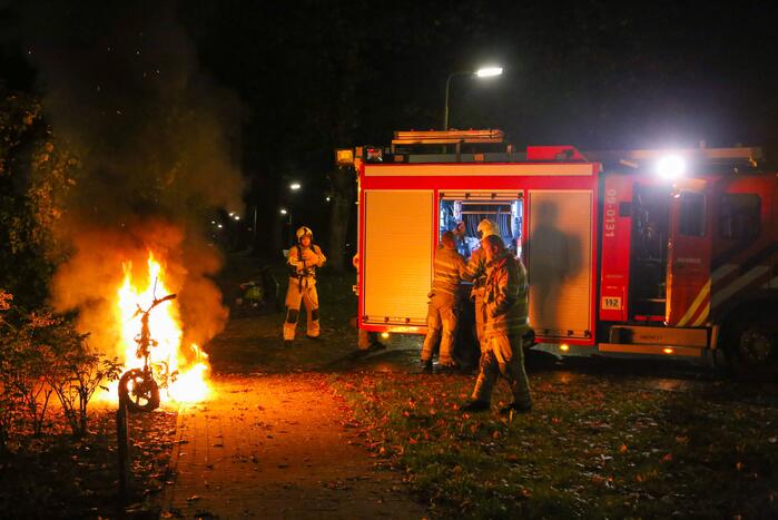 Opnieuw brand in deelscooter van Go-Sharing