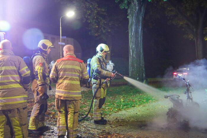 Opnieuw brand in deelscooter van Go-Sharing