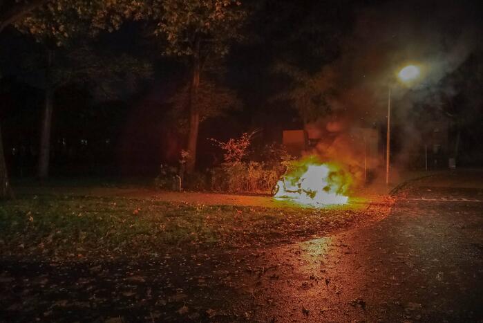 Opnieuw brand in deelscooter van Go-Sharing