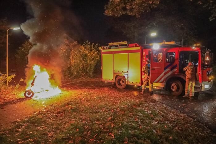 Opnieuw brand in deelscooter van Go-Sharing