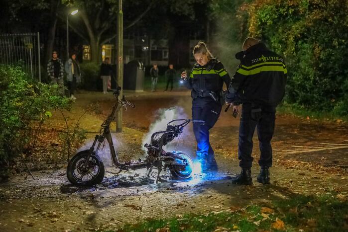 Opnieuw brand in deelscooter van Go-Sharing