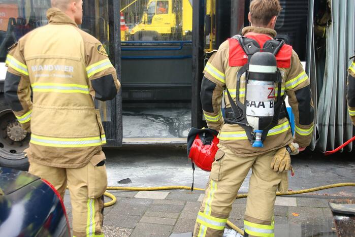 Brand in GVB-stadsbus