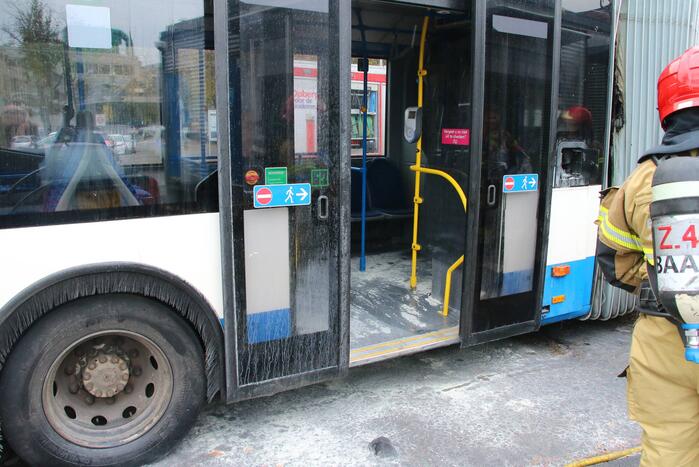 Brand in GVB-stadsbus