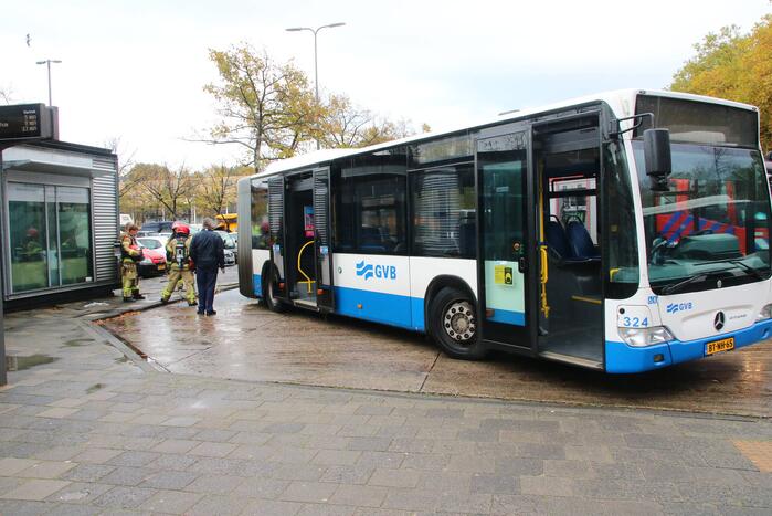 Brand in GVB-stadsbus
