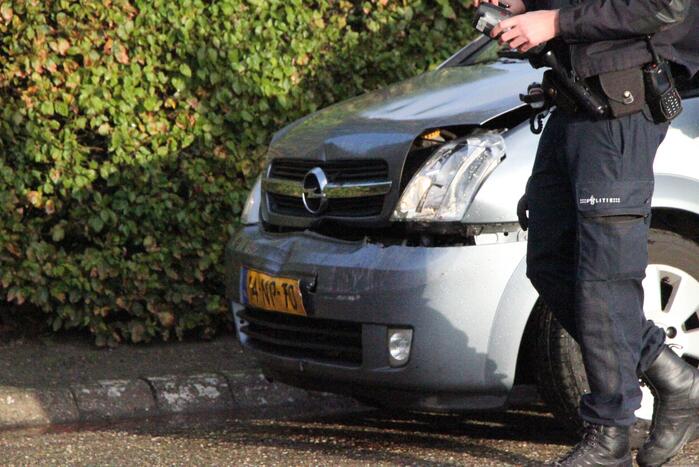 Inzittende gewond bij kop-staart aanrijding