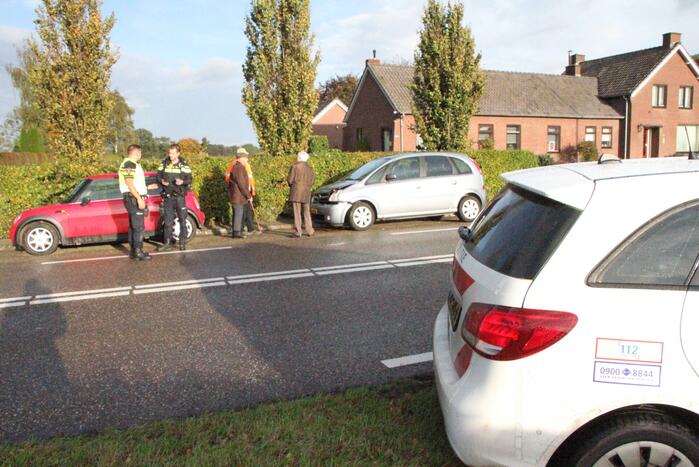 Inzittende gewond bij kop-staart aanrijding