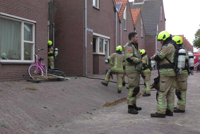 Veel schade door brand bij woning